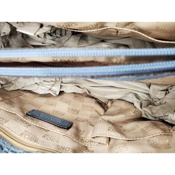 NWT MICHAEL KORS Hamilton Studded Tote Bag - Dark Denim - Picture 8 of 8